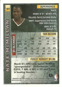 Back of Nate McMillan