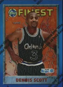 1995-96 Finest #199 Refractors Dennis Scott