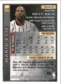 Back of Mario Elie