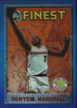 1995-96 Finest #215 Refractors Donyell Marshall