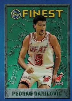 1995-96 Finest - Refractors #216 - Sasha Danilović - Miami Heat