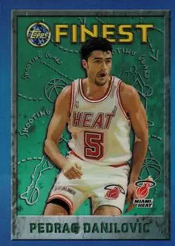 1995-96 Finest #216 Refractors Sasha Danilović