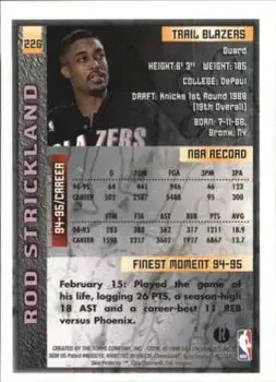Back of Rod Strickland