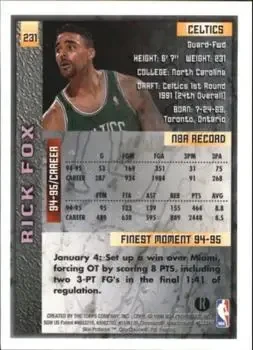 Back of Rick Fox