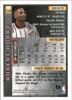 Back of Robert Horry