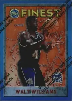 1995-96 Finest - Refractors #241 - Walt Williams - Sacramento Kings