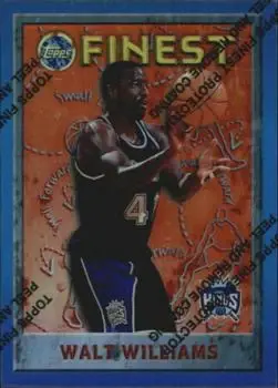 1995-96 Finest #241 Refractors Walt Williams