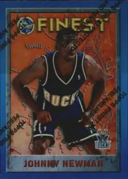 1995-96 Finest #249 Refractors Johnny Newman
