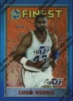 1995-96 Finest #250 Refractors Chris Morris