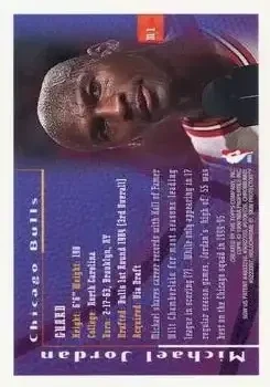 Back of Michael Jordan