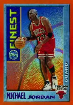 1995-96 Finest #M1 Mystery Finest Bordered Refractors Michael Jordan