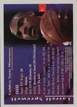 Back of Latrell Sprewell