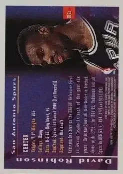 Back of David Robinson