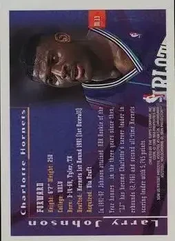 Back of Larry Johnson