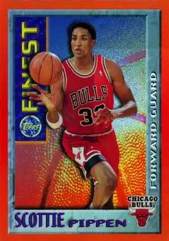 1995-96 Finest #M15 Mystery Finest Bordered Refractors Scottie Pippen
