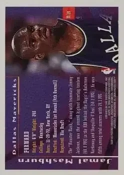 Back of Jamal Mashburn