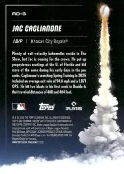 Back of Jac Caglianone