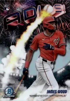 2025 Bowman Chrome #AD-4 Adios James Wood