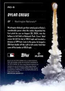 Back of Dylan Crews