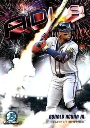 2025 Bowman Chrome #AD-14 Adios Ronald Acuña Jr.