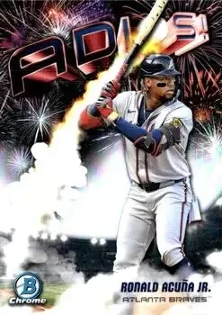 2025 Bowman Chrome #AD-14 Adios Ronald Acuña Jr.