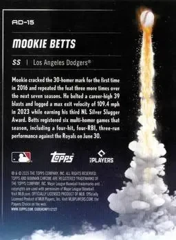Back of Mookie Betts