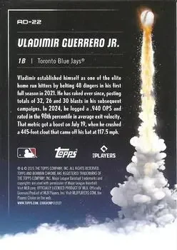 Back of Vladimir Guerrero Jr.
