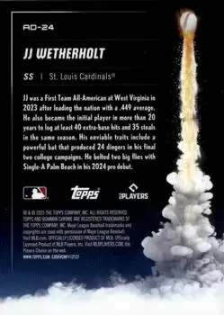 Back of JJ Wetherholt