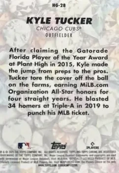 Back of Kyle Tucker