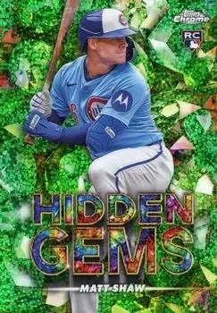 2025 Bowman Chrome #HG-30 Hidden Gems Matt Shaw