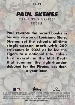 Back of Paul Skenes