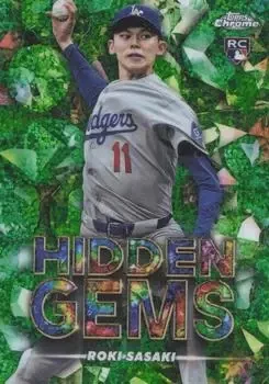 2025 Bowman Chrome #HG-33 Hidden Gems Roki Sasaki