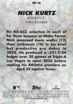 Back of Nick Kurtz
