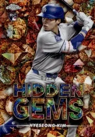 2025 Bowman Chrome #HG-26 Hidden Gems Citrine Hyeseong Kim