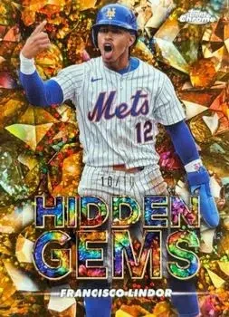 2025 Bowman Chrome #HG-27 Hidden Gems Citrine Francisco Lindor