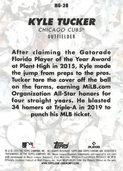 Back of Kyle Tucker