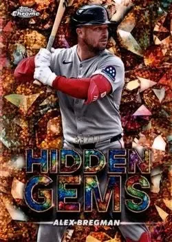 2025 Bowman Chrome #HG-29 Hidden Gems Citrine Alex Bregman