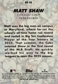 Back of Matt Shaw