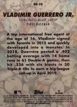 Back of Vladimir Guerrero Jr.