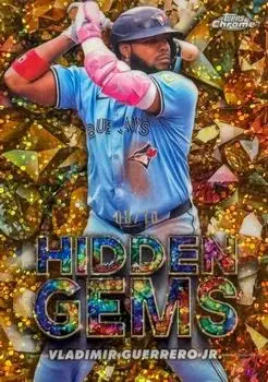 2025 Bowman Chrome #HG-34 Hidden Gems Citrine Vladimir Guerrero Jr.