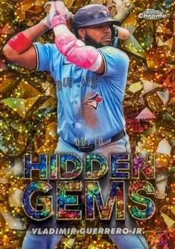 2025 Bowman Chrome #HG-34 Hidden Gems Citrine Vladimir Guerrero Jr.