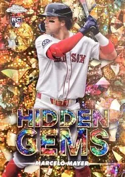 2025 Bowman Chrome #HG-35 Hidden Gems Citrine Marcelo Mayer