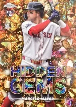 2025 Bowman Chrome #HG-35 Hidden Gems Citrine Marcelo Mayer