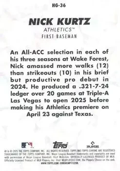 Back of Nick Kurtz