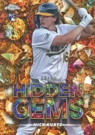 2025 Bowman Chrome #HG-36 Hidden Gems Citrine Nick Kurtz