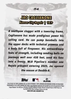 Back of Jac Caglianone