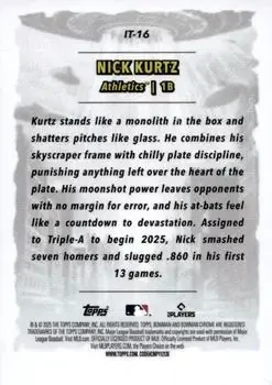 Back of Nick Kurtz