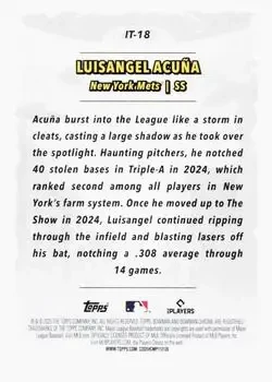 Back of Luisangel Acuña