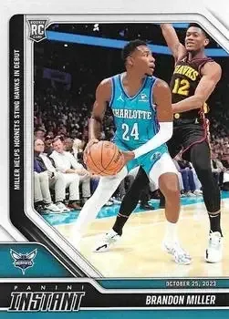 2023-24 Panini Instant NBA #9 Brandon Miller