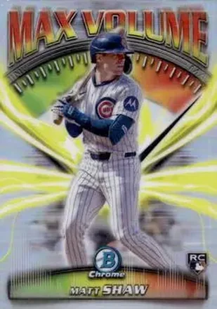 2025 Bowman Chrome #MV-3 Max Volume Matt Shaw